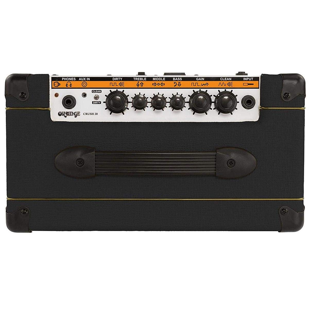 Orange Crush 20 20W 8&Quot; 2 Channel Guitar Amplifier And Speaker Combo, Black